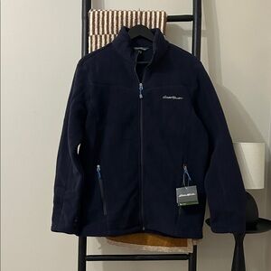 Men’s Eddie Bauer Navy Fleece Jacket